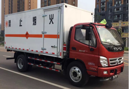 (藍牌)4.145米奧鈴易燃氣體廂式車
