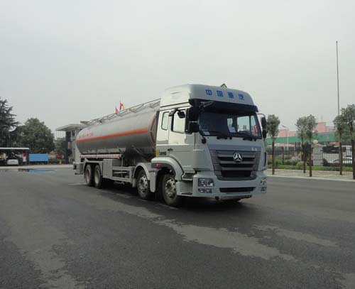 重汽(國(guó)五)后八輪鋁合金運(yùn)油車